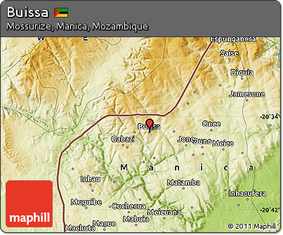 Physical Map of Buissa