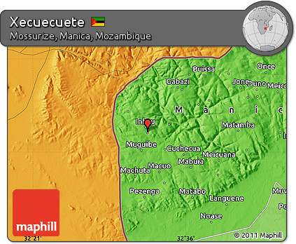Political Map of Xecuecuete