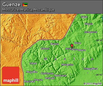Political Map of Guenze