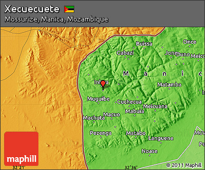 Political Map of Xecuecuete