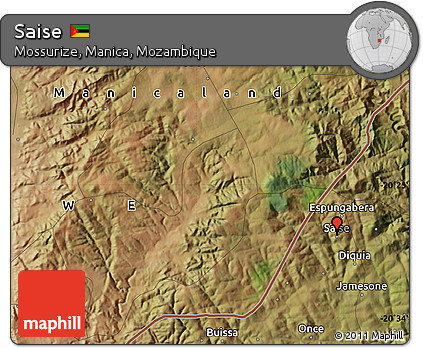 Satellite Map of Saise