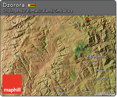 Satellite Map of Dzorora