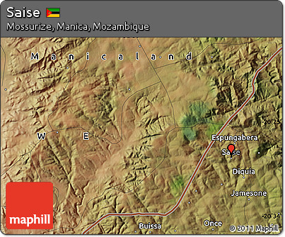 Satellite Map of Saise
