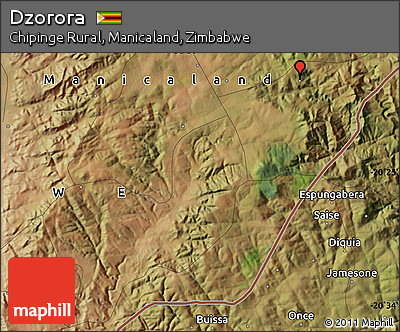 Satellite Map of Dzorora