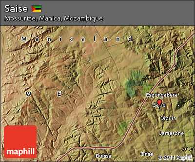Satellite Map of Saise