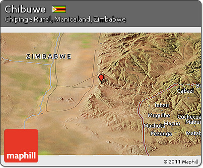 Satellite Panoramic Map of Chibuwe