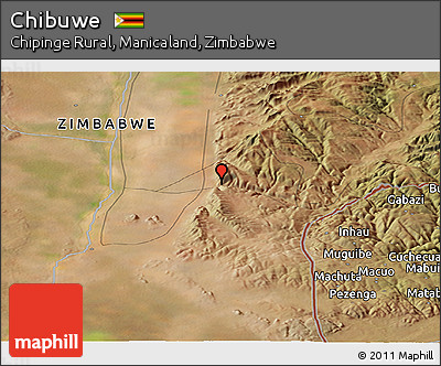 Satellite Panoramic Map of Chibuwe
