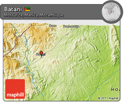Physical 3D Map of Batani