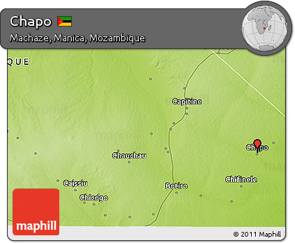 Physical 3D Map of Chapo