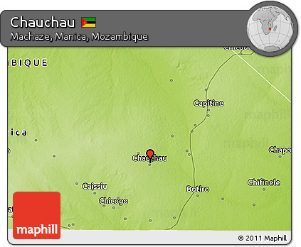 Physical 3D Map of Chauchau