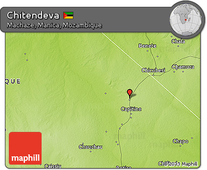 Physical 3D Map of Chitendeva