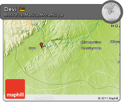 Physical 3D Map of Devi