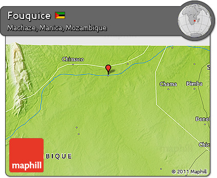 Physical 3D Map of Fouquice
