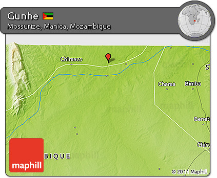 Physical 3D Map of Gunhe