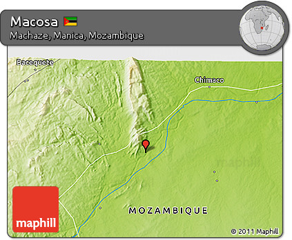 Physical 3D Map of Macosa