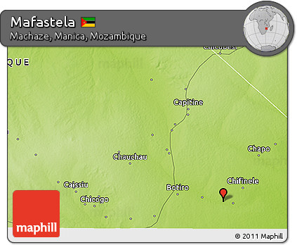 Physical 3D Map of Mafastela