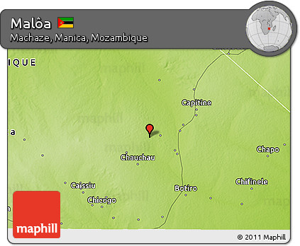 Physical 3D Map of Malôa