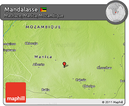 Physical 3D Map of Mandalasse
