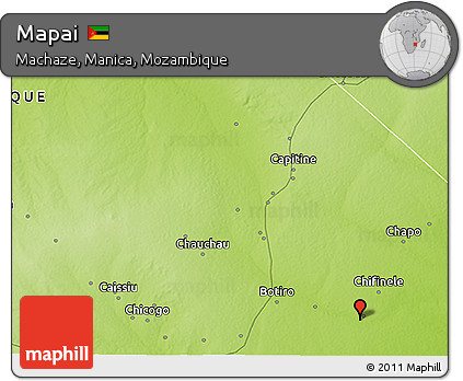 Physical 3D Map of Mapai