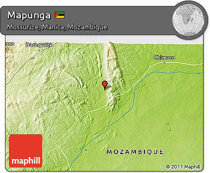 Physical 3D Map of Mapunga