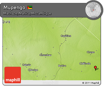 Physical 3D Map of Mupengo