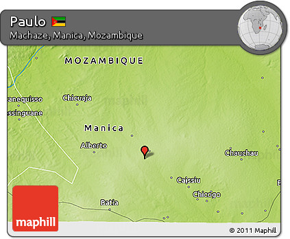 Physical 3D Map of Paulo