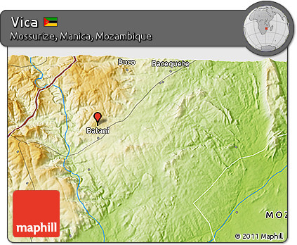 Physical 3D Map of Vica
