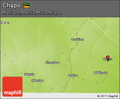 Physical 3D Map of Chapo