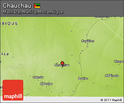 Physical 3D Map of Chauchau