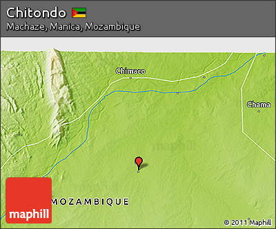 Physical 3D Map of Chitondo