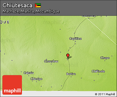 Physical 3D Map of Chiutesaca