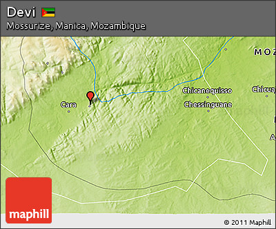 Physical 3D Map of Devi
