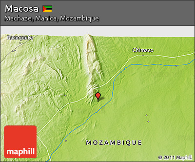 Physical 3D Map of Macosa