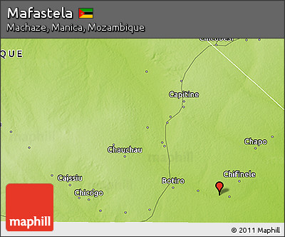 Physical 3D Map of Mafastela