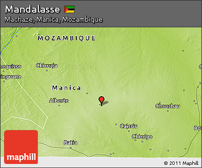Physical 3D Map of Mandalasse