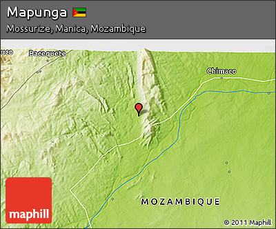 Physical 3D Map of Mapunga