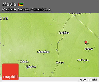 Physical 3D Map of Mavia