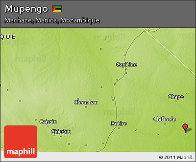 Physical 3D Map of Mupengo