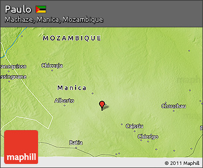 Physical 3D Map of Paulo