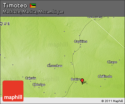 Physical 3D Map of Timoteo