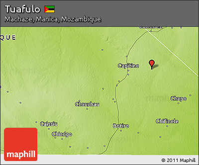 Physical 3D Map of Tuafulo