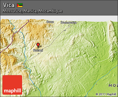 Physical 3D Map of Vica