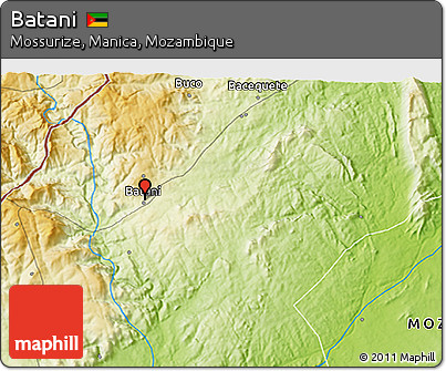 Physical 3D Map of Batani