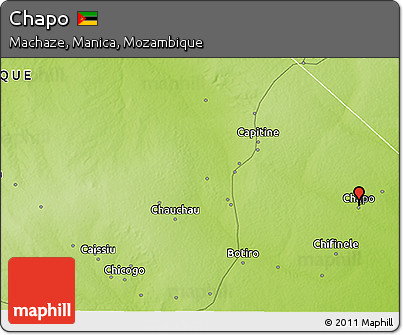 Physical 3D Map of Chapo