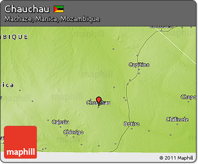 Physical 3D Map of Chauchau