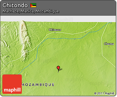 Physical 3D Map of Chitondo