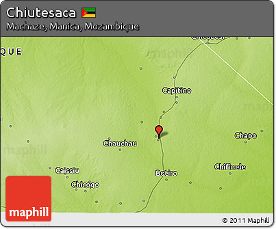 Physical 3D Map of Chiutesaca