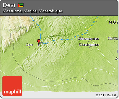 Physical 3D Map of Devi