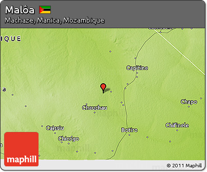 Physical 3D Map of Malôa