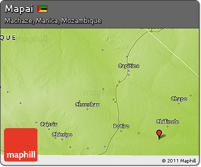 Physical 3D Map of Mapai